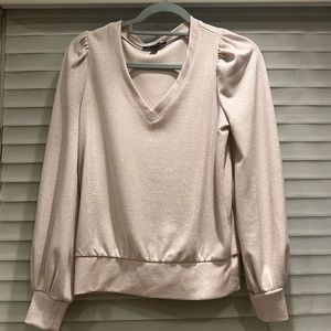 Light pink sparkly sweater